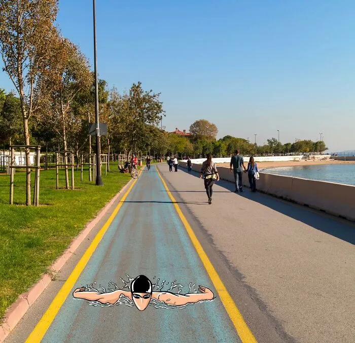 62 Creative Illustrations Drawn On Scenic Photos By Robin Yayla Might Inspire You To See The World From A New Angle