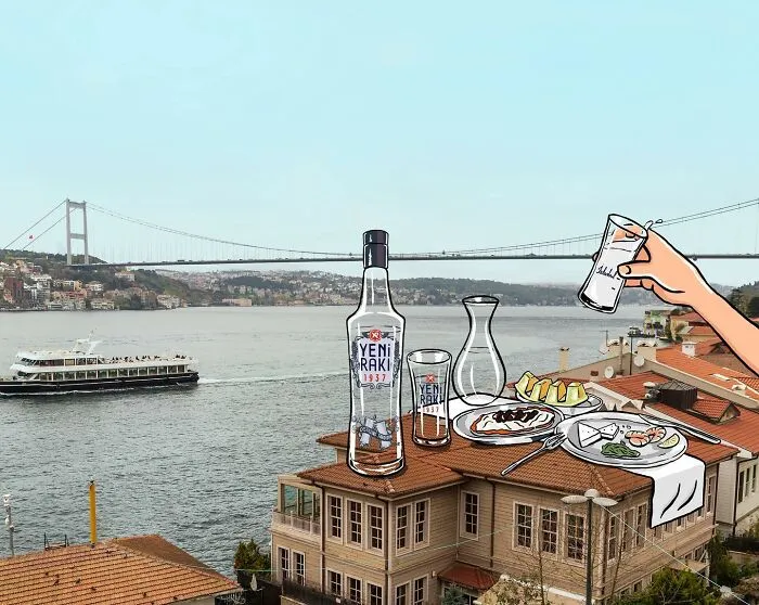 62 Creative Illustrations Drawn On Scenic Photos By Robin Yayla Might Inspire You To See The World From A New Angle
