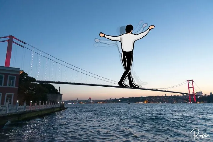62 Creative Illustrations Drawn On Scenic Photos By Robin Yayla Might Inspire You To See The World From A New Angle