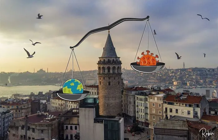 62 Creative Illustrations Drawn On Scenic Photos By Robin Yayla Might Inspire You To See The World From A New Angle