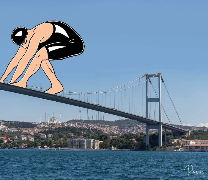 62 Creative Illustrations Drawn On Scenic Photos By Robin Yayla Might Inspire You To See The World From A New Angle