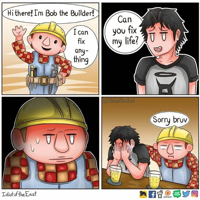 Artist Creates Fun Comics That Illustrate Familiar Life Situations (50 Pics)