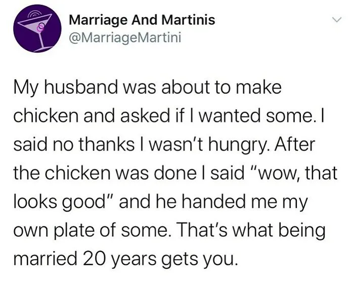 50 Funny And Spot-On Posts From The "Marriage And Martinis" IG Page