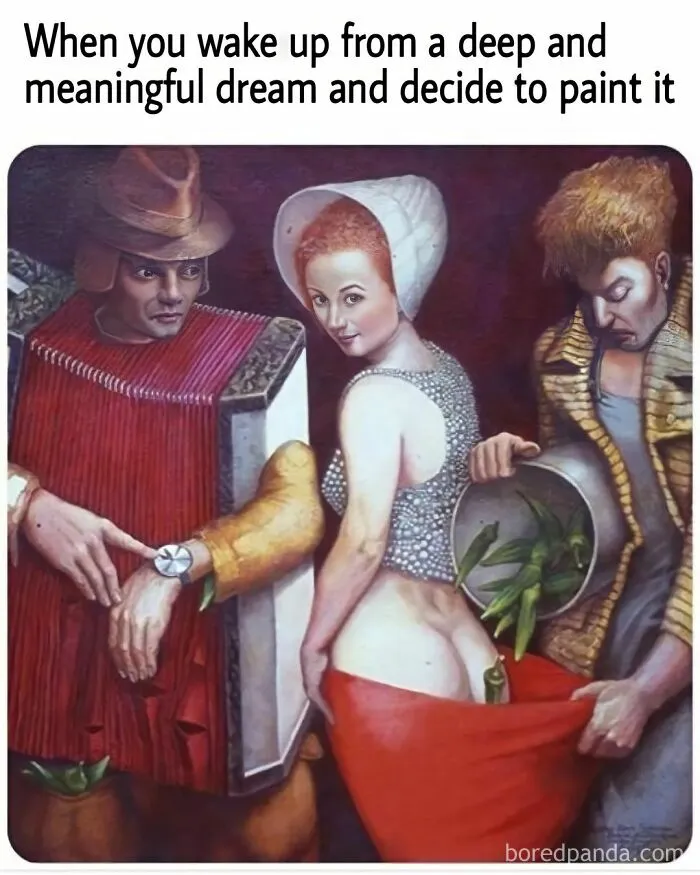 40 Of The Funniest Classical Art Memes Shared On This Online Group