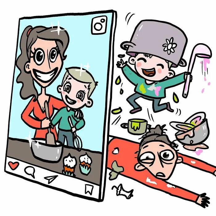 30 Comics By This Artist That Show The Funny Struggles Of Parenthood (New Pics)