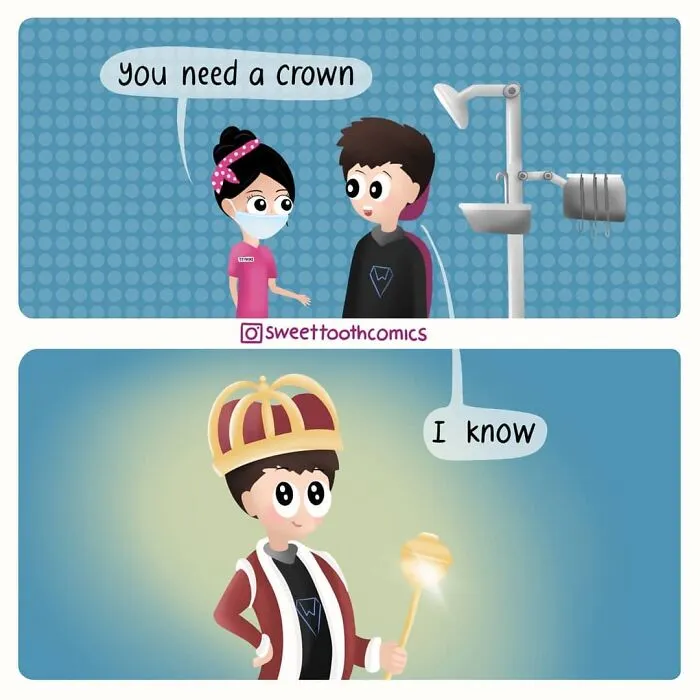 This Dentist Makes Humorous And Wholesome Comics Based On Her Profession (70 Pics)