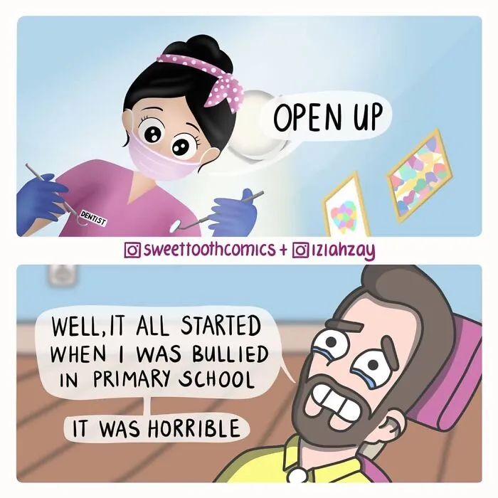 This Dentist Makes Humorous And Wholesome Comics Based On Her Profession (70 Pics)
