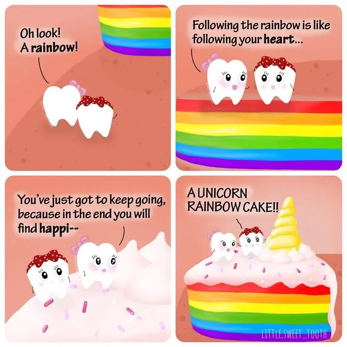 This Dentist Makes Humorous And Wholesome Comics Based On Her Profession (70 Pics)