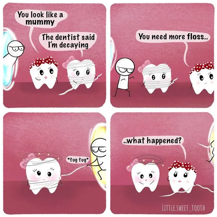 This Dentist Makes Humorous And Wholesome Comics Based On Her Profession (70 Pics)
