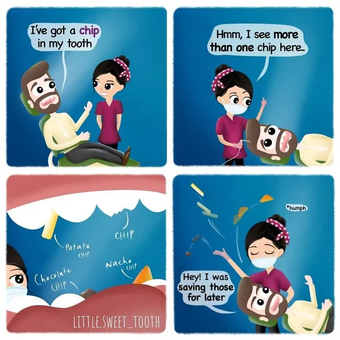 This Dentist Makes Humorous And Wholesome Comics Based On Her Profession (70 Pics)