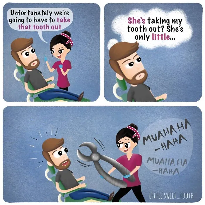 This Dentist Makes Humorous And Wholesome Comics Based On Her Profession (70 Pics)
