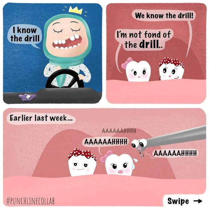 This Dentist Makes Humorous And Wholesome Comics Based On Her Profession (70 Pics)