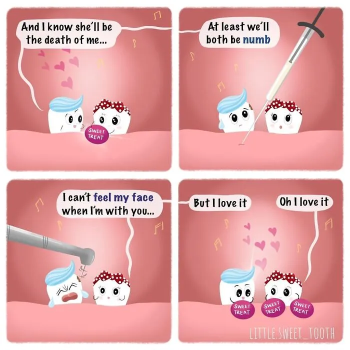 This Dentist Makes Humorous And Wholesome Comics Based On Her Profession (70 Pics)