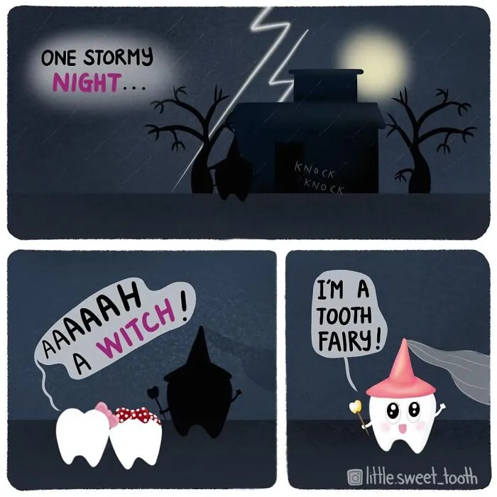 This Dentist Makes Humorous And Wholesome Comics Based On Her Profession (70 Pics)