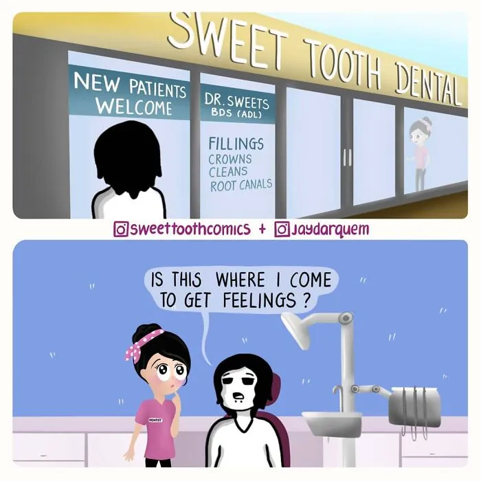 This Dentist Makes Humorous And Wholesome Comics Based On Her Profession (70 Pics)