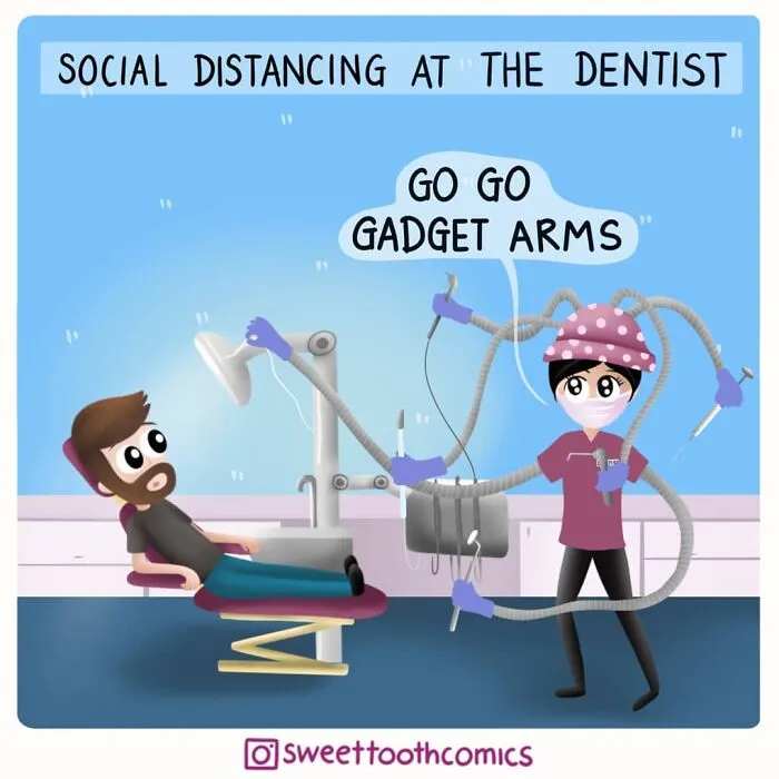 This Dentist Makes Humorous And Wholesome Comics Based On Her Profession (70 Pics)