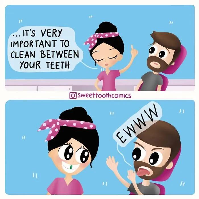 This Dentist Makes Humorous And Wholesome Comics Based On Her Profession (70 Pics)
