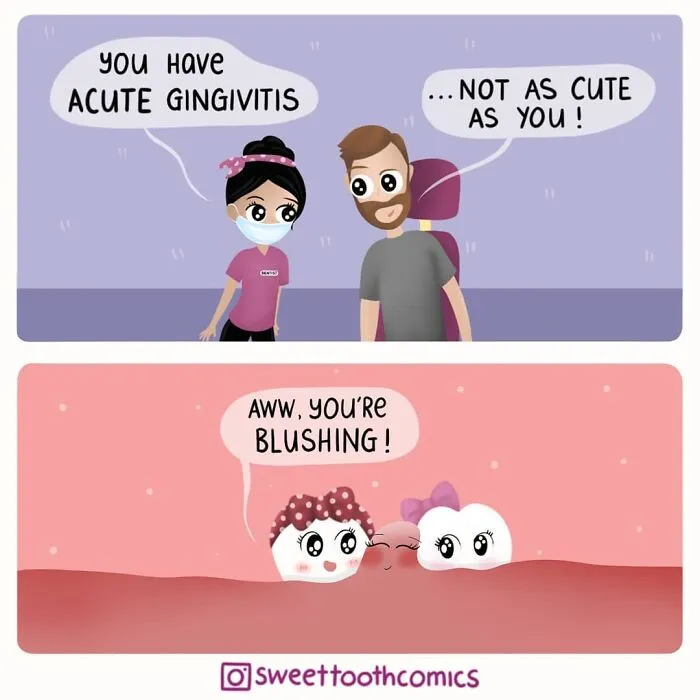 This Dentist Makes Humorous And Wholesome Comics Based On Her Profession (70 Pics)