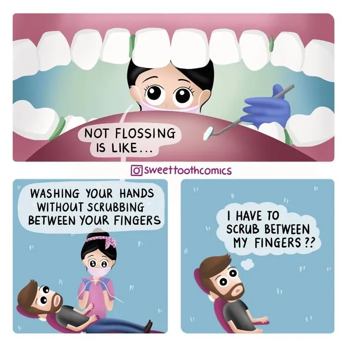 This Dentist Makes Humorous And Wholesome Comics Based On Her Profession (70 Pics)