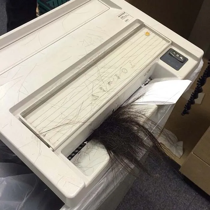 My Friend Got A Surprise Haircut At Work Today. And It Was Free