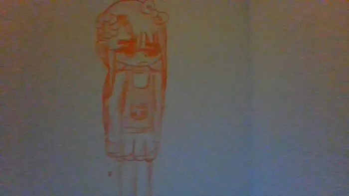 This Is Kate, It Is Kinda Blurry But You Can Still See It, She Likes Hello Kitty