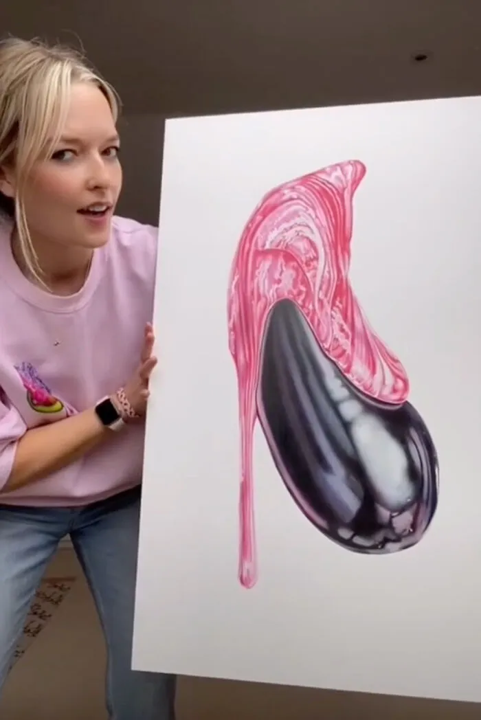 Introducing The "Slime Series": I Work With Slime To Create Hyper-Real, Hand-Drawn Artworks (9 Pics)