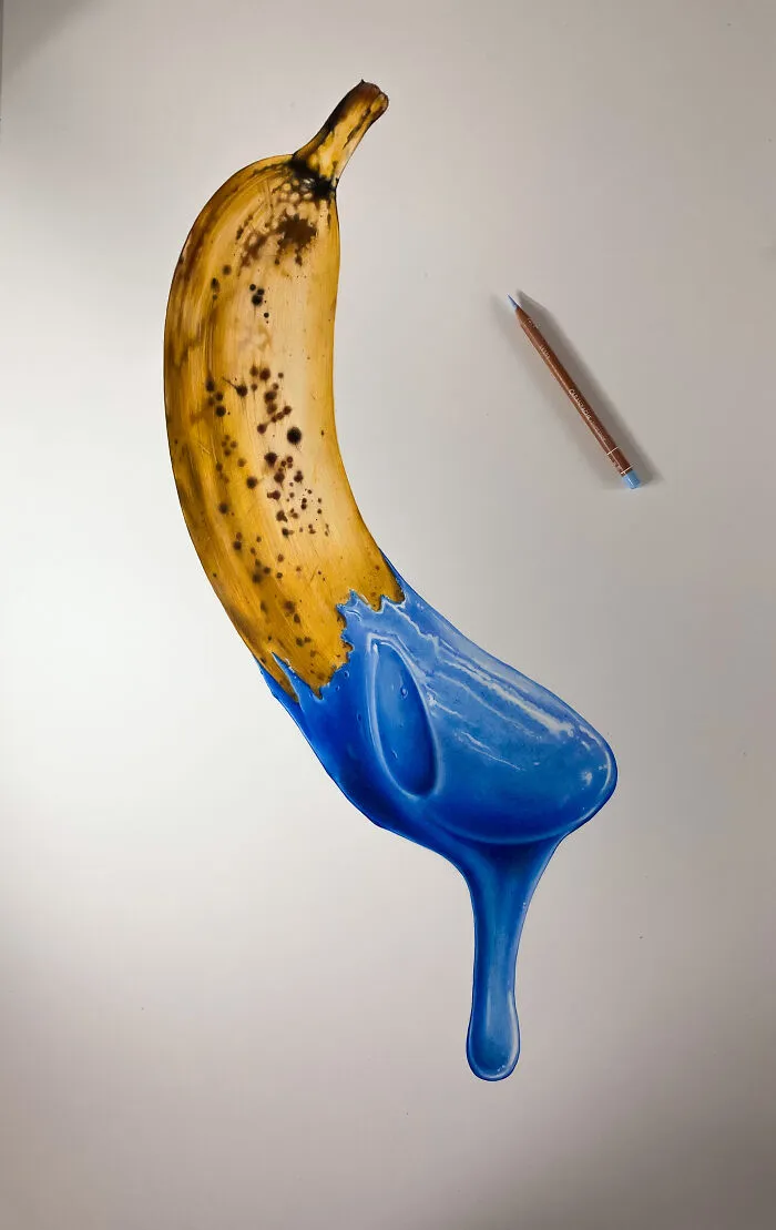 Introducing The "Slime Series": I Work With Slime To Create Hyper-Real, Hand-Drawn Artworks (9 Pics)
