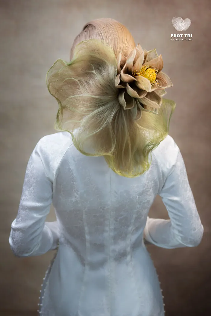 This Vietnamese Hairstylist Creates Intricate Hairstyles That Sometimes Take Up To 2-3 Months To Finish (37 Pics)