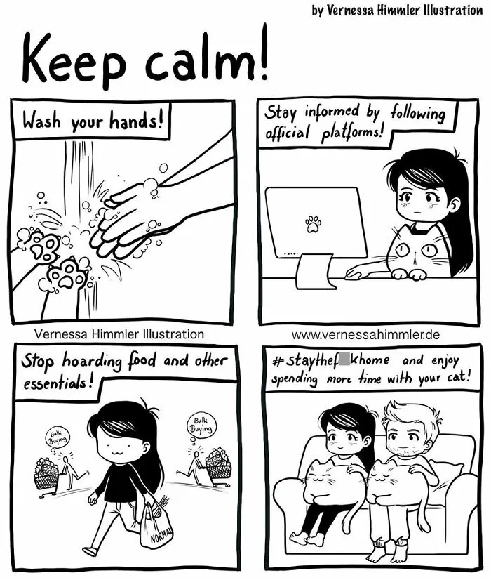 19 New Comics By Vernessa Himmler That Cat Owners Might Find Very Relatable