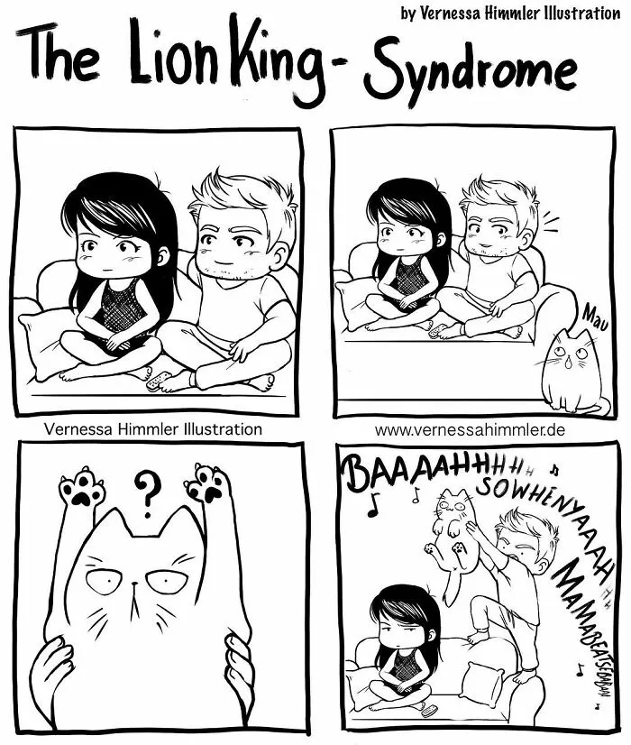 19 New Comics By Vernessa Himmler That Cat Owners Might Find Very Relatable
