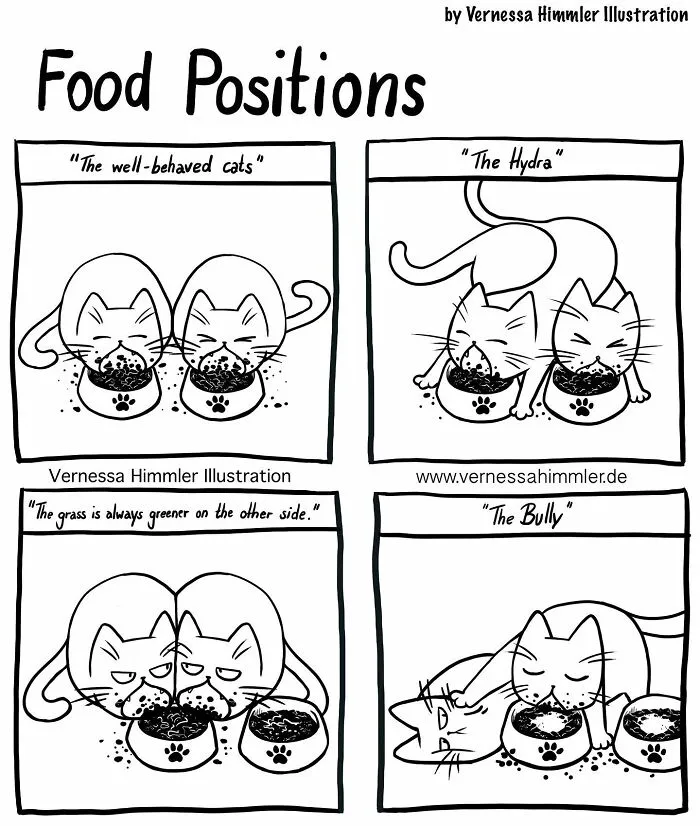 19 New Comics By Vernessa Himmler That Cat Owners Might Find Very Relatable