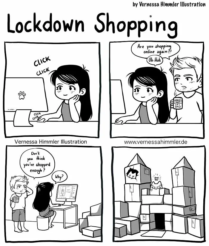 19 New Comics By Vernessa Himmler That Cat Owners Might Find Very Relatable