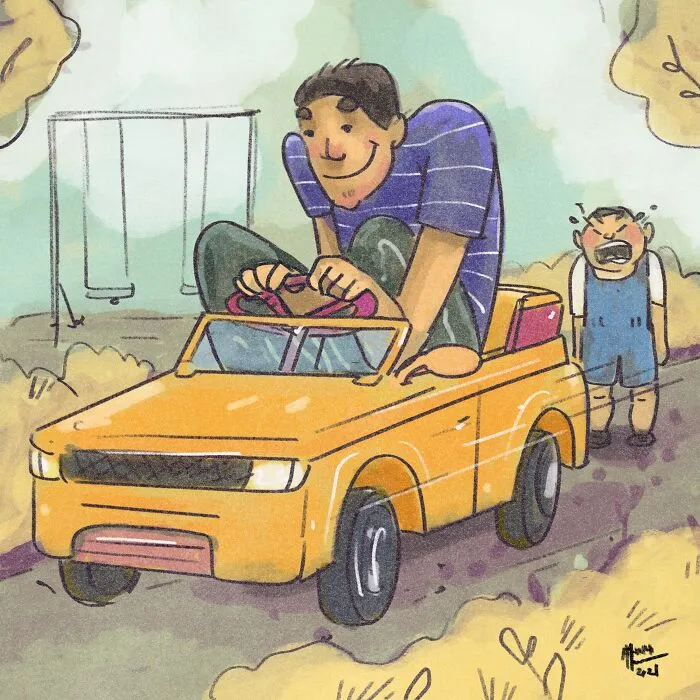 A Man And His Car