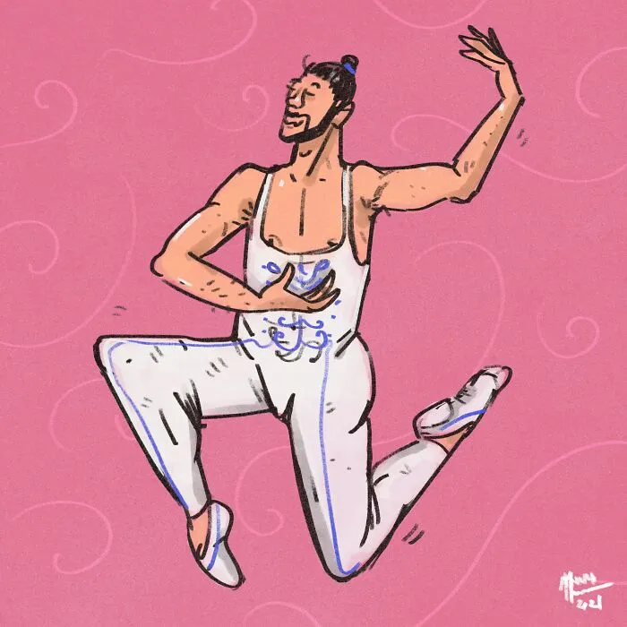 A Male Ballet Dancer