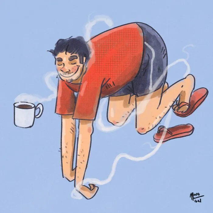 A Man Who Loves Coffee