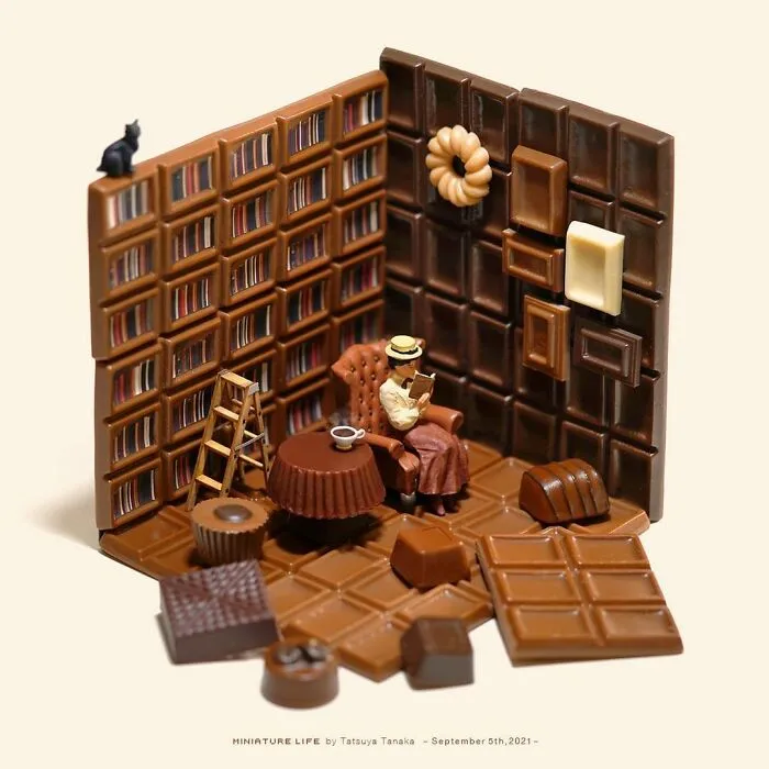 102 Detailed And Fun Miniature Dioramas By A Japanese Artist Who Creates Them Every Day (New Pics)