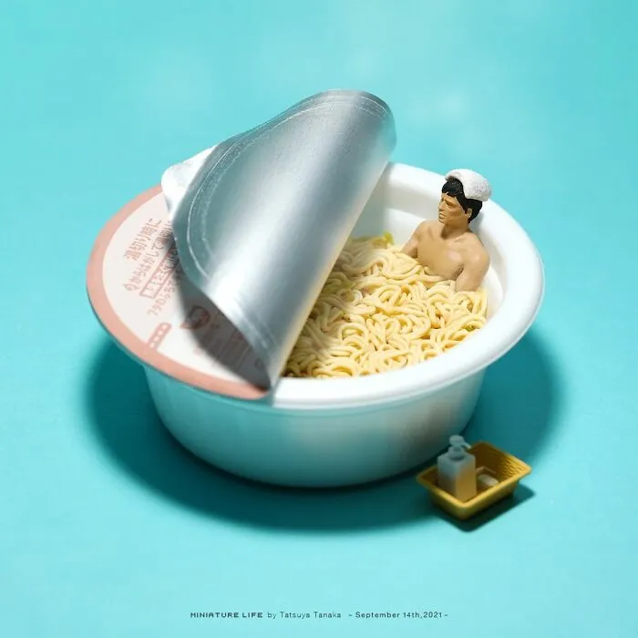 102 Detailed And Fun Miniature Dioramas By A Japanese Artist Who Creates Them Every Day (New Pics)