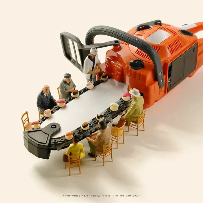 102 Detailed And Fun Miniature Dioramas By A Japanese Artist Who Creates Them Every Day (New Pics)