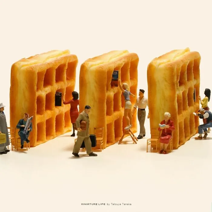 102 Detailed And Fun Miniature Dioramas By A Japanese Artist Who Creates Them Every Day (New Pics)