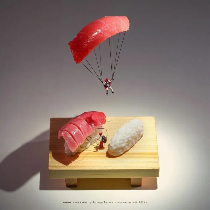 102 Detailed And Fun Miniature Dioramas By A Japanese Artist Who Creates Them Every Day (New Pics)