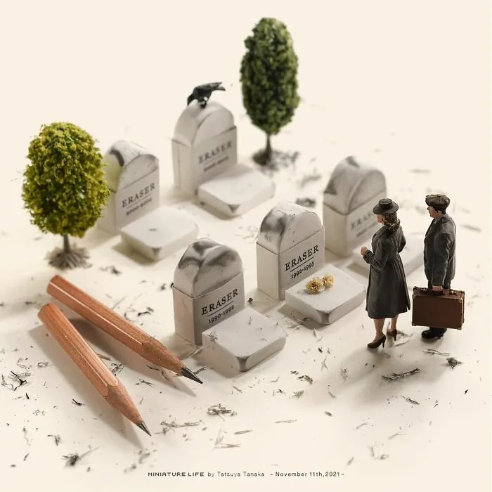 102 Detailed And Fun Miniature Dioramas By A Japanese Artist Who Creates Them Every Day (New Pics)