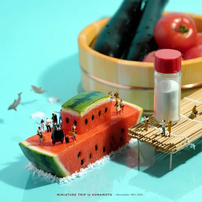 102 Detailed And Fun Miniature Dioramas By A Japanese Artist Who Creates Them Every Day (New Pics)