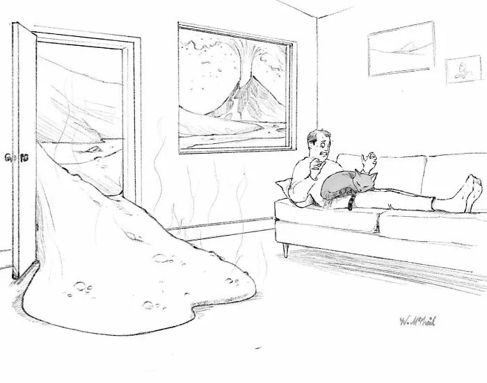 "The New Yorker" Cartoonist Makes Unexpected And Clever Comics (30 New Pics)