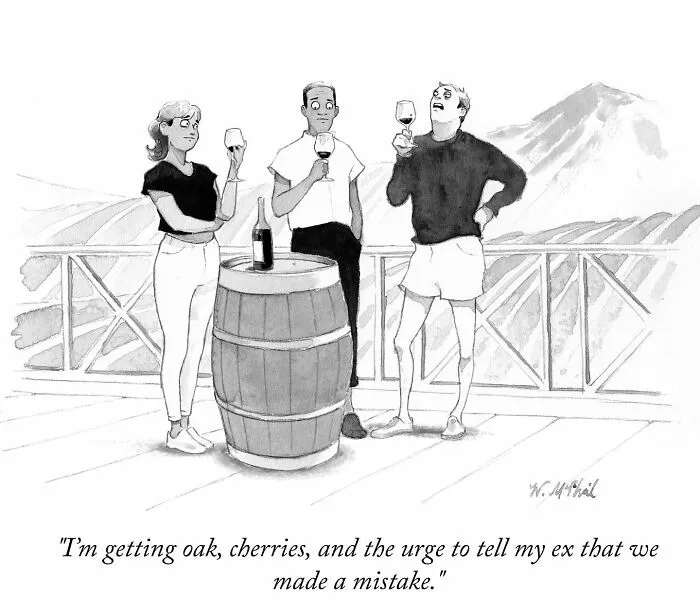 "The New Yorker" Cartoonist Makes Unexpected And Clever Comics (30 New Pics)