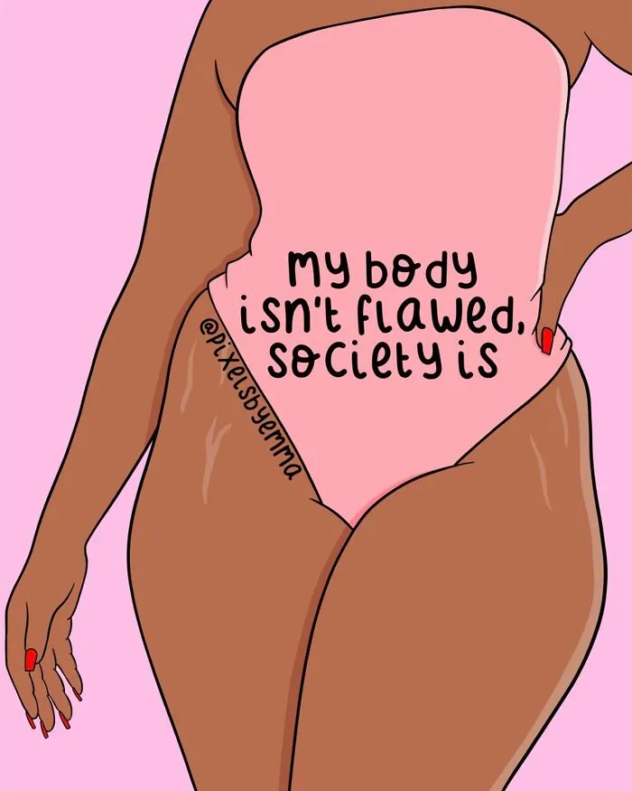 50 Illustrations I Made To Inspire Positive Thoughts And Femininity