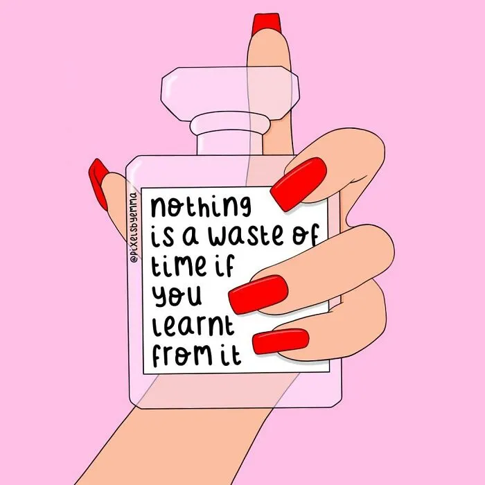 50 Illustrations I Made To Inspire Positive Thoughts And Femininity