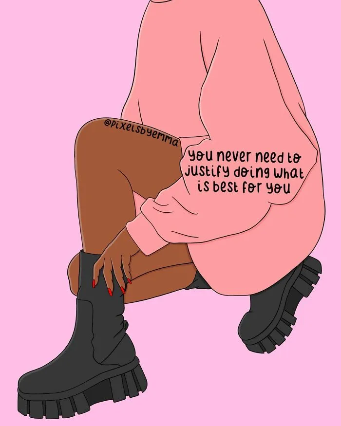 50 Illustrations I Made To Inspire Positive Thoughts And Femininity