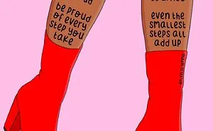 50 Illustrations I Made To Inspire Positive Thoughts And Femininity