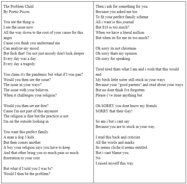 I Made Poems To Deal With Life, And Here Are The Beginnings.