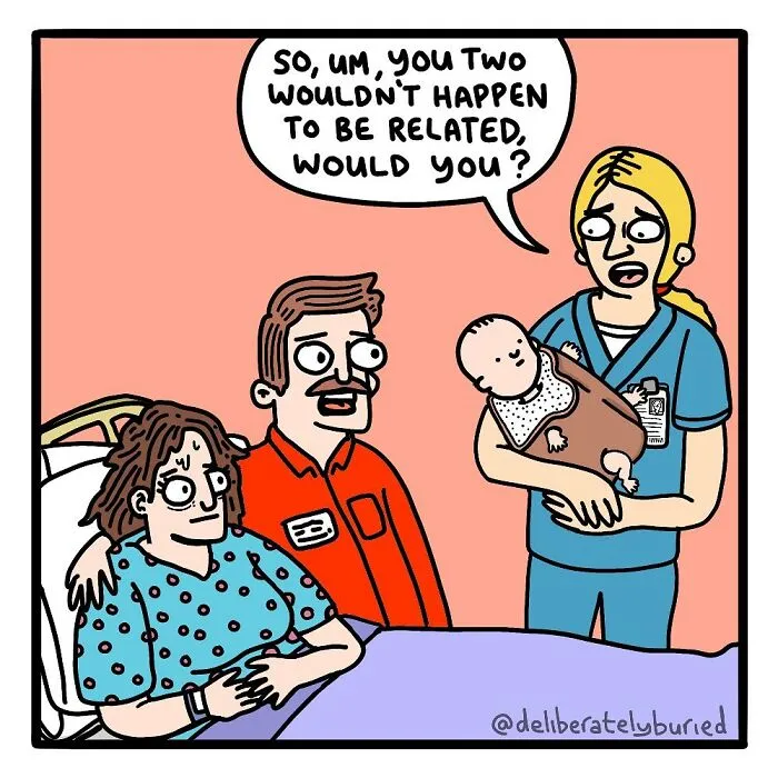30 New Funny And Unexpectedly Twisted "Deliberately Buried" Comics For Those With A Darker Sense Of Humor